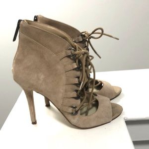 BCBG Open Toe Booties
